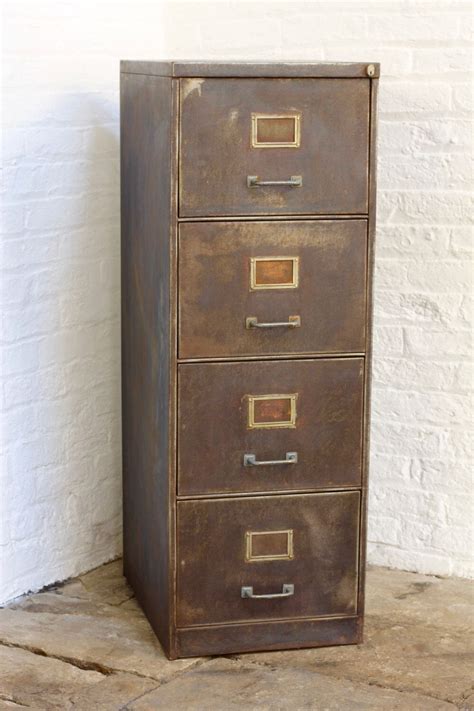 vintage steel filing cabinet|industrial filing cabinets vintage.